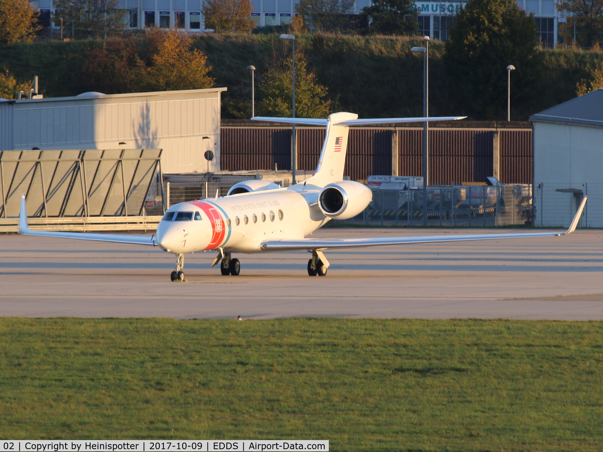 02, Gulfstream C-37A C/N 638, 02 at Stuttgart Airport.