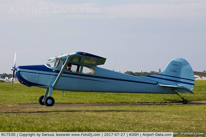 N1753D, 1951 Cessna 170B C/N 20196, Cessna 170A  C/N 20196, N1753D