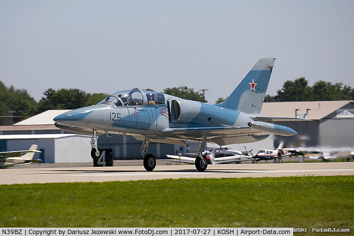 N39BZ, 1984 Aero L-39 Albatros C/N 432925, Aero Vodochody L-39 Albatros  C/N 432925, N39BZ