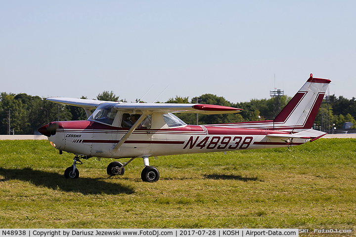 N48938, 1977 Cessna 152 C/N 15281060, Cessna 152 C/N 15281060, N48938