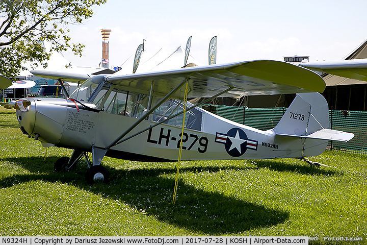 N9324H, 1947 Aeronca L-16A (7BCM) C/N 7BCM-507, Aeronca L-16A  C/N 7BCM-507 , N9324H