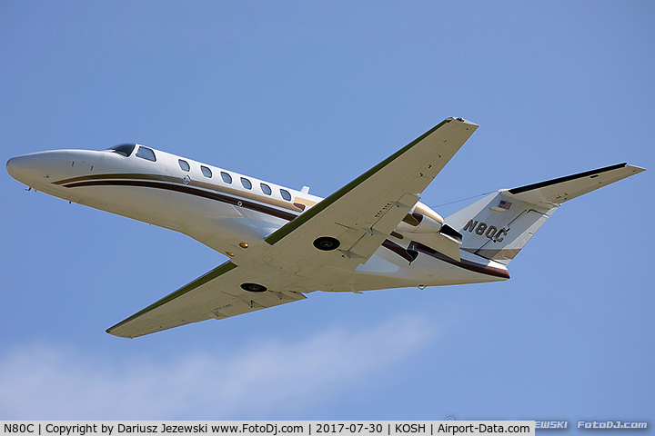 N80C, 2002 Cessna 525A CitationJet CJ2 C/N 525A0104, Cessna 525A CitationJet CJ2  C/N 525A0104, N80C