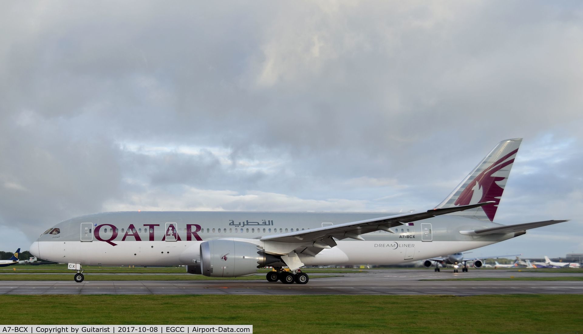 A7-BCX, 2015 Boeing 787-8 Dreamliner Dreamliner C/N 38342, At Manchester