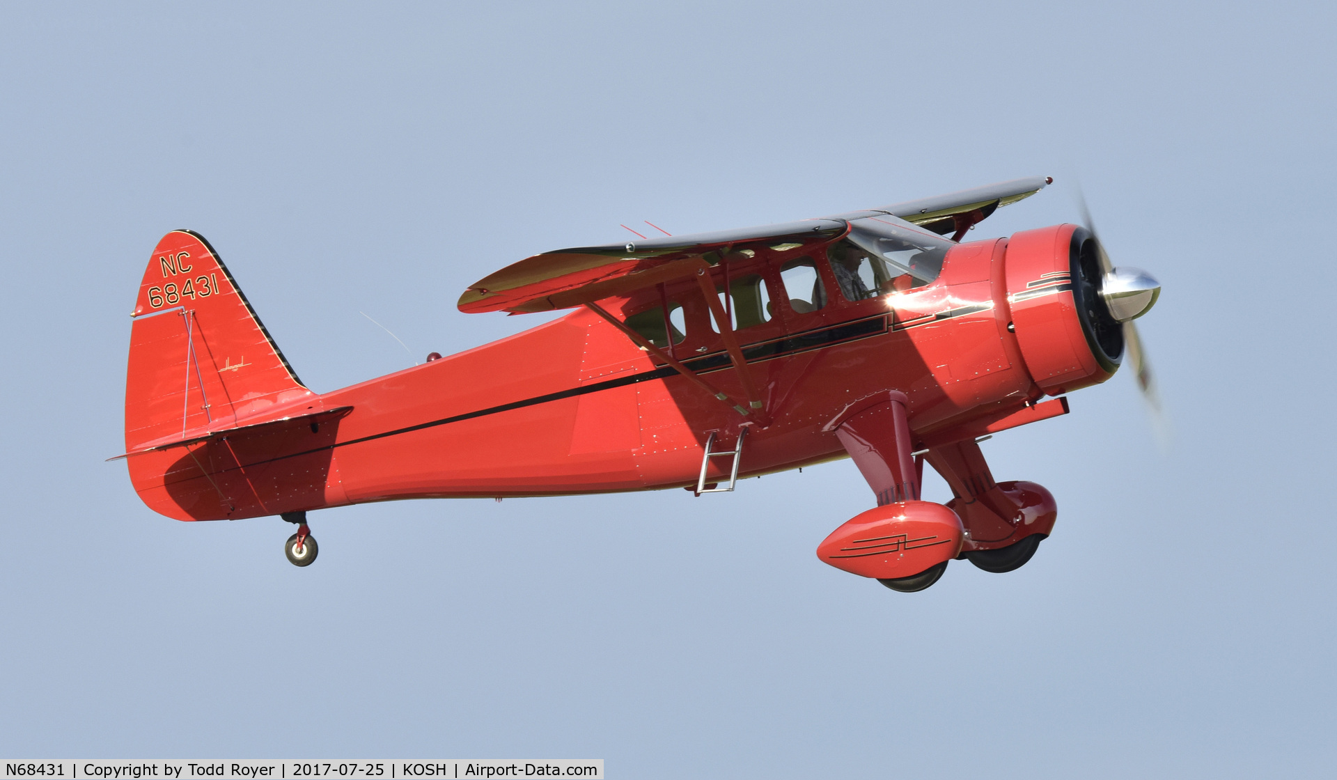 N68431, 1943 Howard Aircraft DGA-15P C/N 991, Airventure 2017