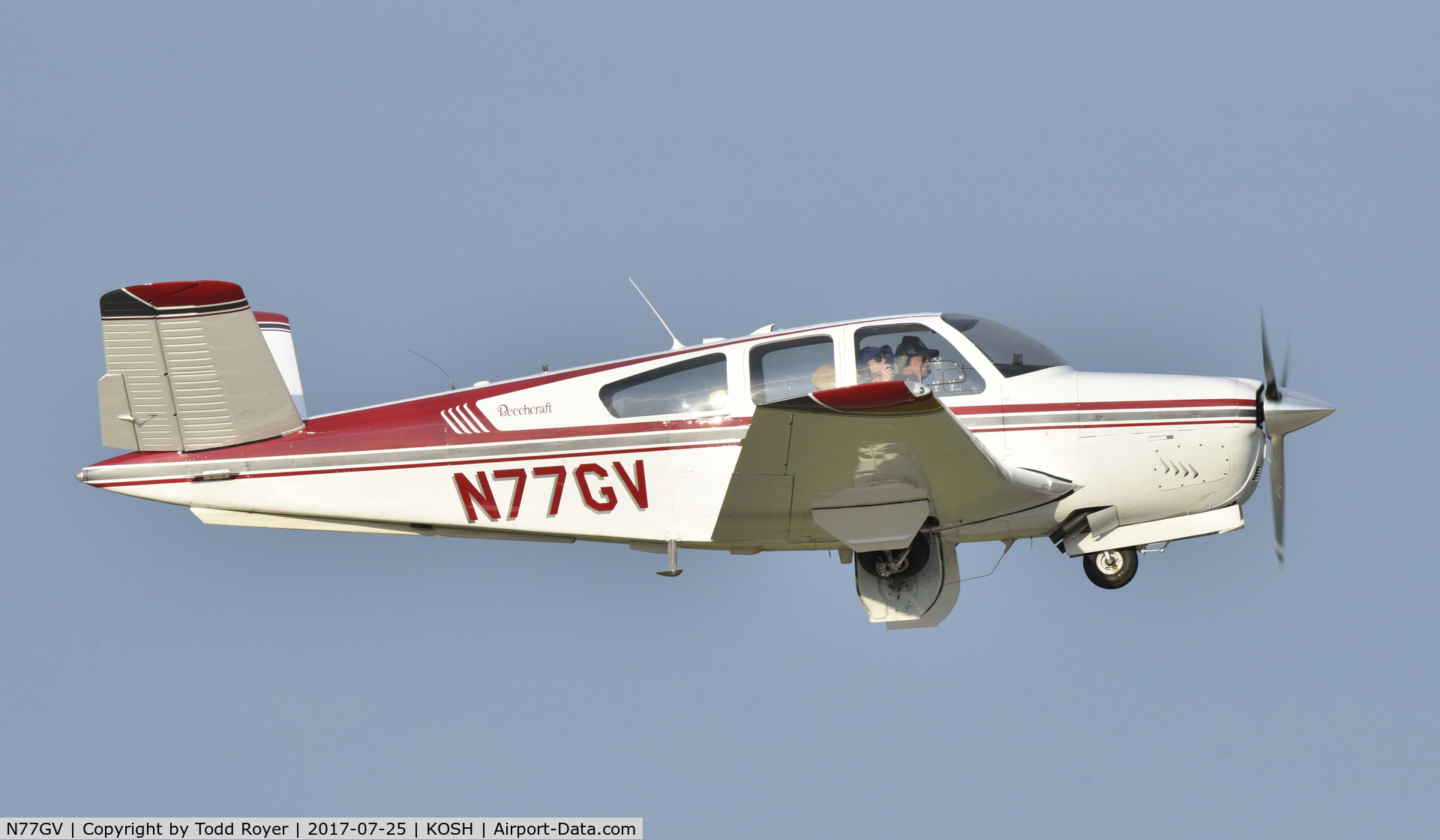 N77GV, 1964 Beech S35 Bonanza C/N D-7693, Airventure 2017