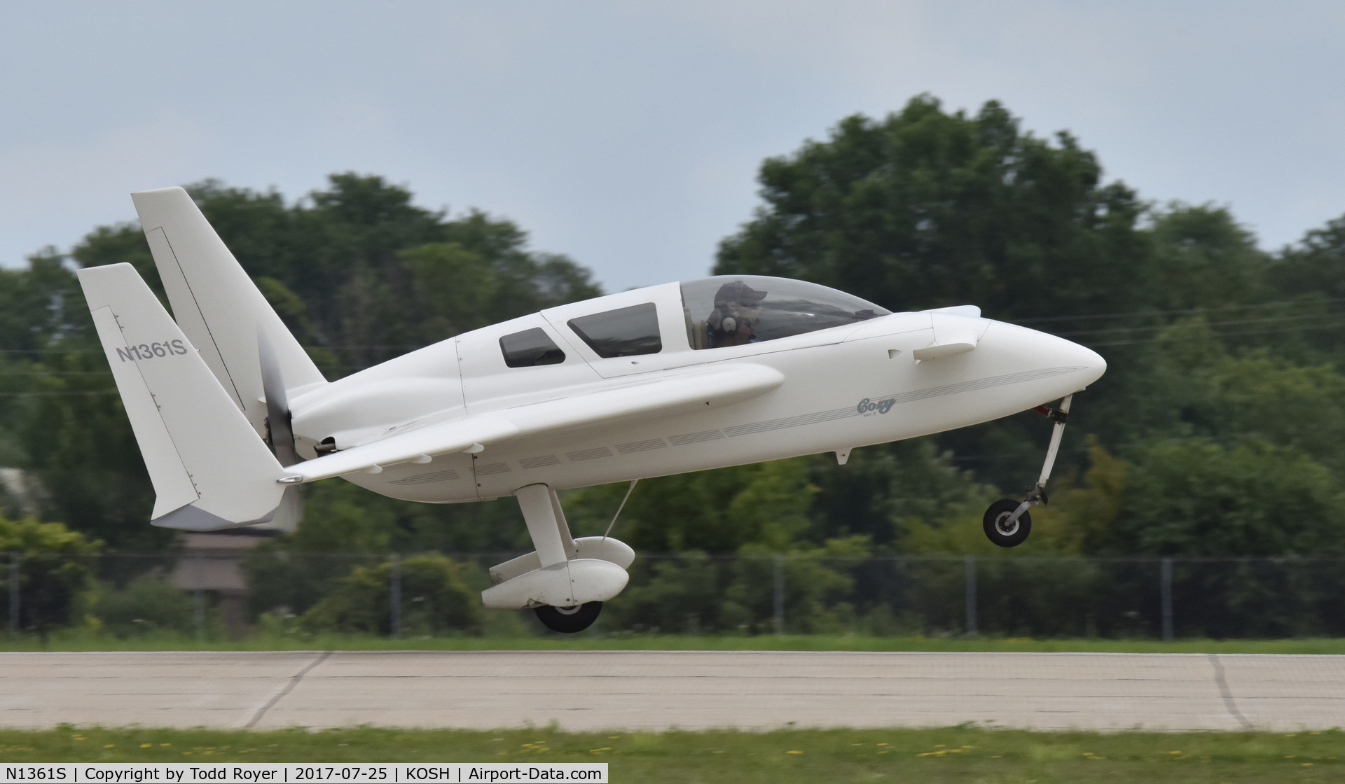 N1361S, 1997 Co-Z Cozy Mark IV C/N 0074, Airventure 2017