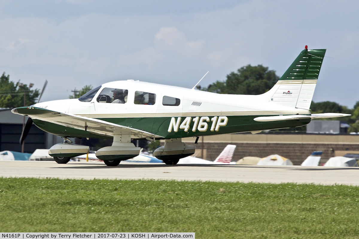 N4161P, 1999 Piper PA-28-181 Archer C/N 2843309, at 2017 EAA AirVenture at Oshkosh