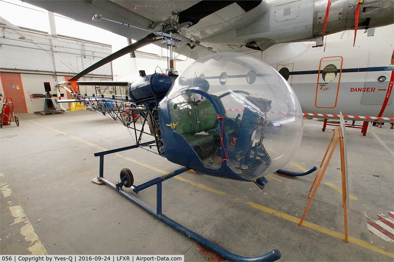 056, Bell 47G-1 C/N 056, Bell 47 G1, Preserved at Naval Aviation Museum, Rochefort-Soubise airport (LFXR)