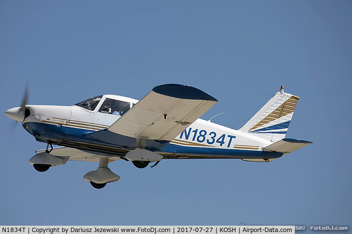 N1834T, 1971 Piper PA-28-180 C/N 28-7105111, Piper PA-28-180 Cherokee  C/N 28-7105111, N1834T