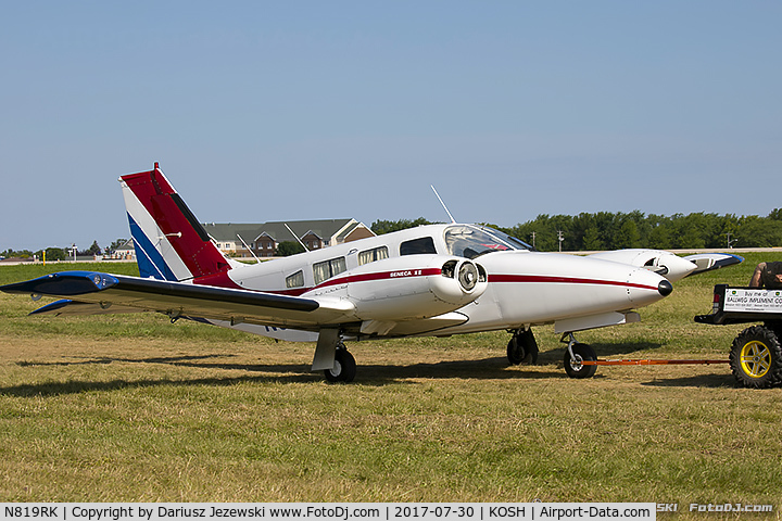 N819RK, 1977 Piper PA-34-200T Seneca II C/N 34-7770347, Piper PA-34-200T Seneca II  C/N 34-7770347, N819RK
