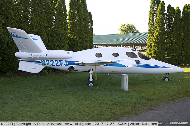 N222FJ, 1997 Scaled Composites 271 V-Jet II C/N 001, Scaled Composites 271  V-Jet II C/N 1, N222FJ