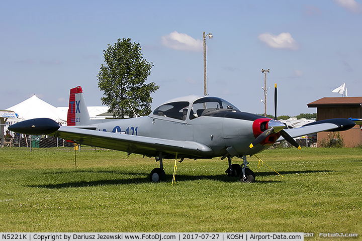 N5221K, 1950 Ryan Navion B C/N NAV-4-2121B, Ryan Navion B 