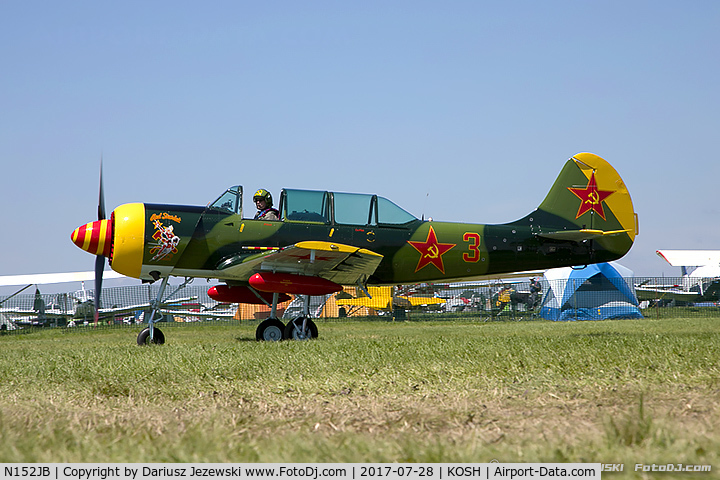 N152JB, 1981 Yakovlev (Aerostar) Yak-52 C/N 811403, Yakovlev (Aerostar) Yak-52  C/N 811403, N152JB