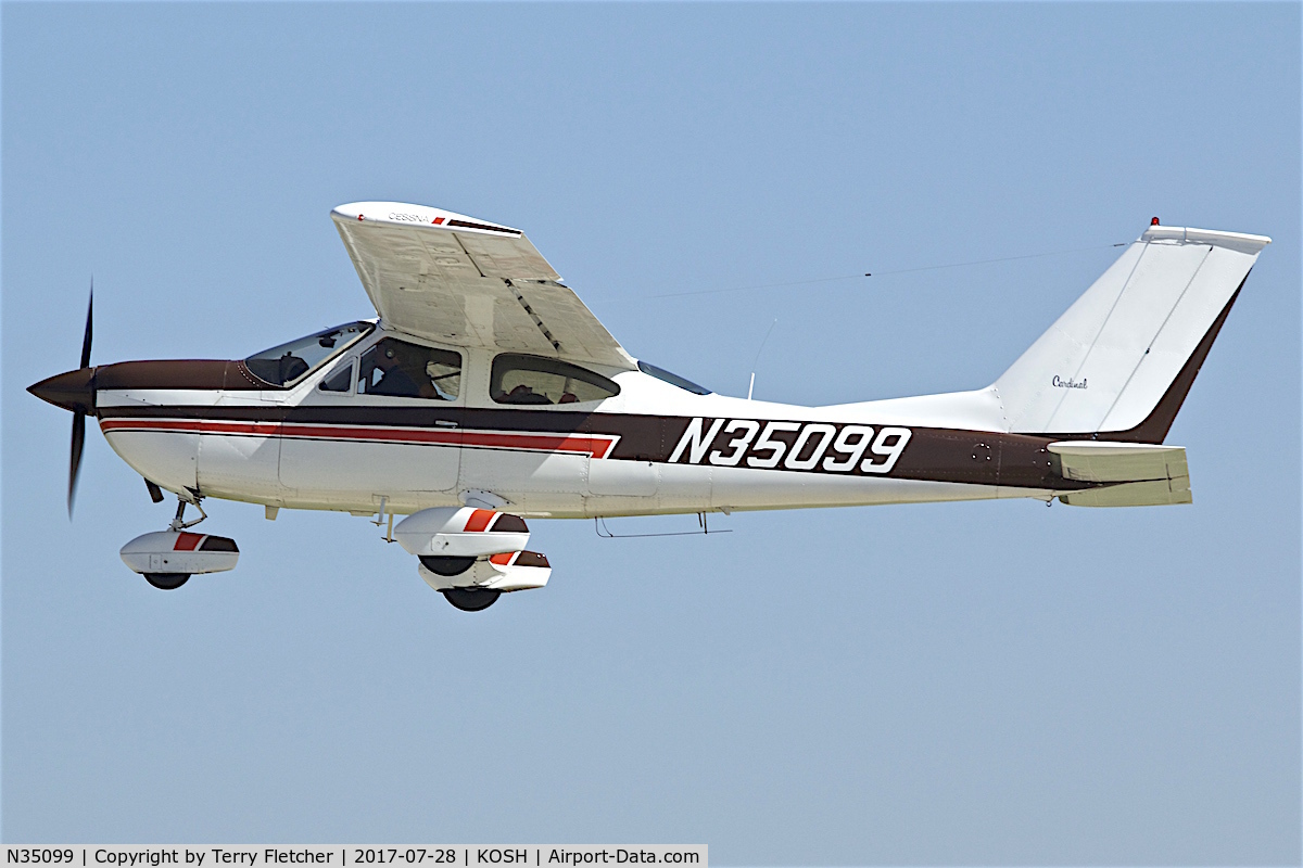 N35099, 1974 Cessna 177B Cardinal C/N 17702205, At 2017 EAA AirVenture at Oshkosh