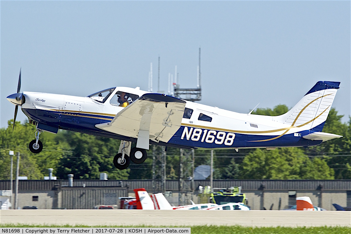 N81698, 1980 Piper PA-32R-301 Saratoga C/N 32R-8013069, At 2017 EAA AirVenture at Oshkosh