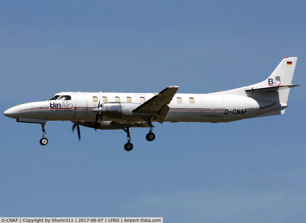 D-CNAF, 1982 Fairchild Swearingen SA-227AC Metro III C/N AC-505B, Landing rwy 32L