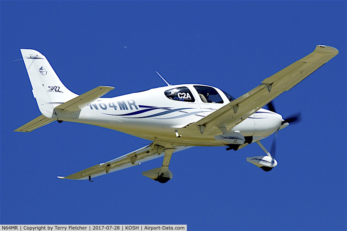 N64MR, 2003 Cirrus SR22 C/N 0724, At 2017 EAA AirVenture at Oshkosh