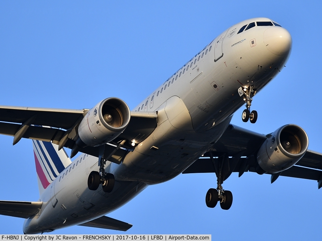 F-HBNJ, 2011 Airbus A320-214 C/N 4908, AF6266 from Paris Orly landing runway 23