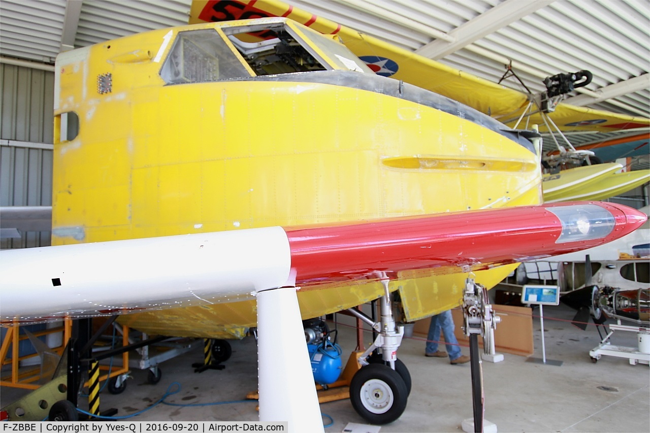 F-ZBBE, 1969 Canadair CL-215-I (CL-215-1A10) C/N 1005, Canadair CL-215, Airframe nose under restoration at Historic Seaplane Museum at Biscarrosse