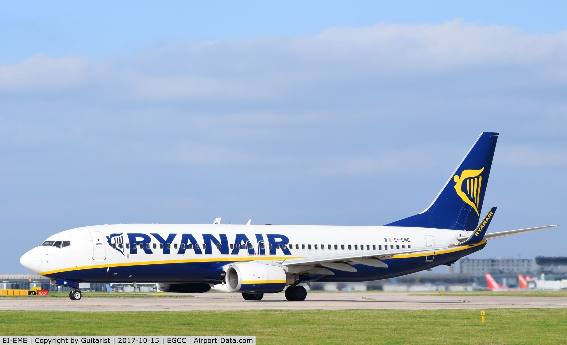 EI-EME, 2010 Boeing 737-8AS C/N 35029, At Manchester