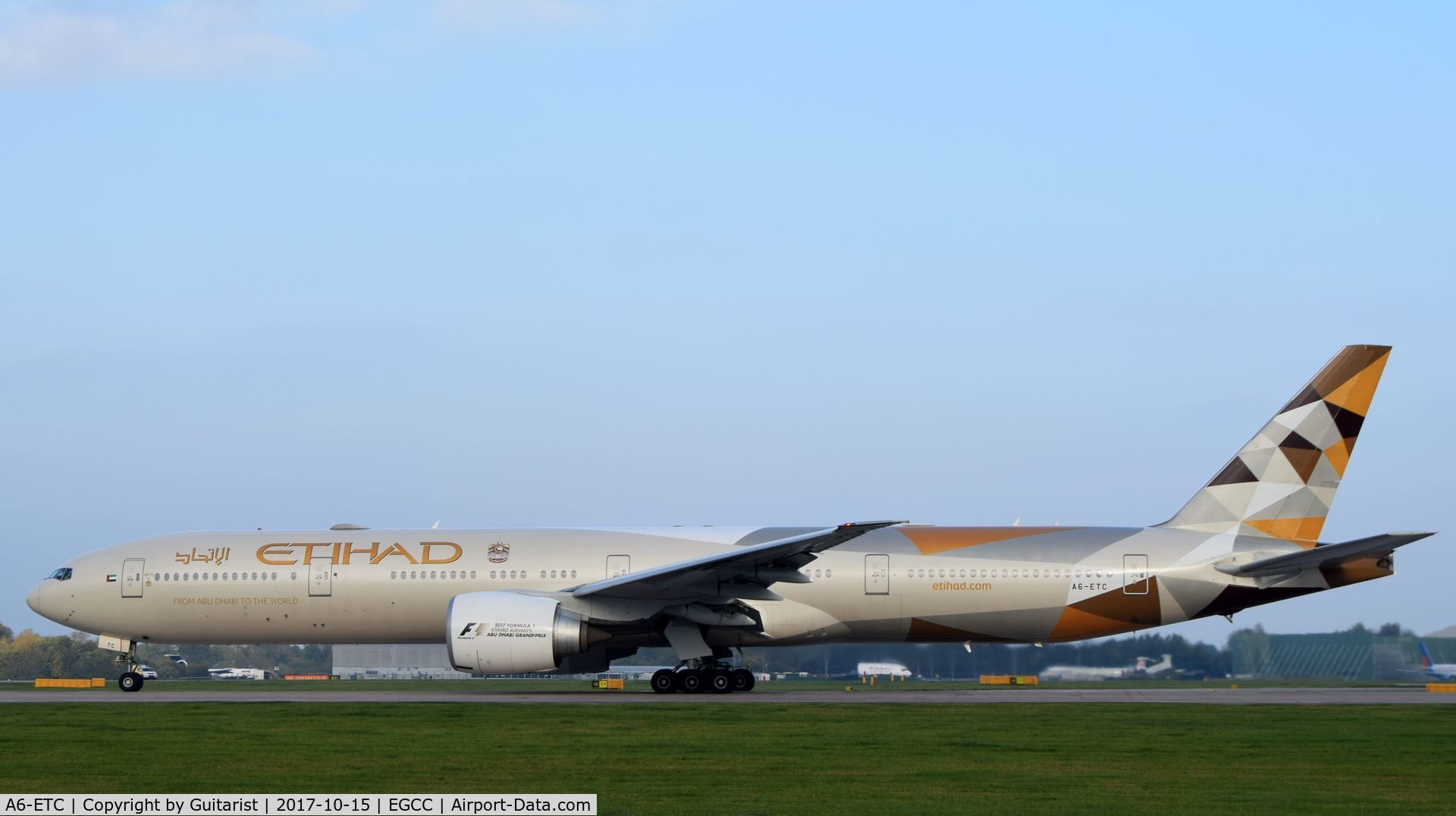 A6-ETC, 2005 Boeing 777-3FX/ER C/N 34599, At Manchester