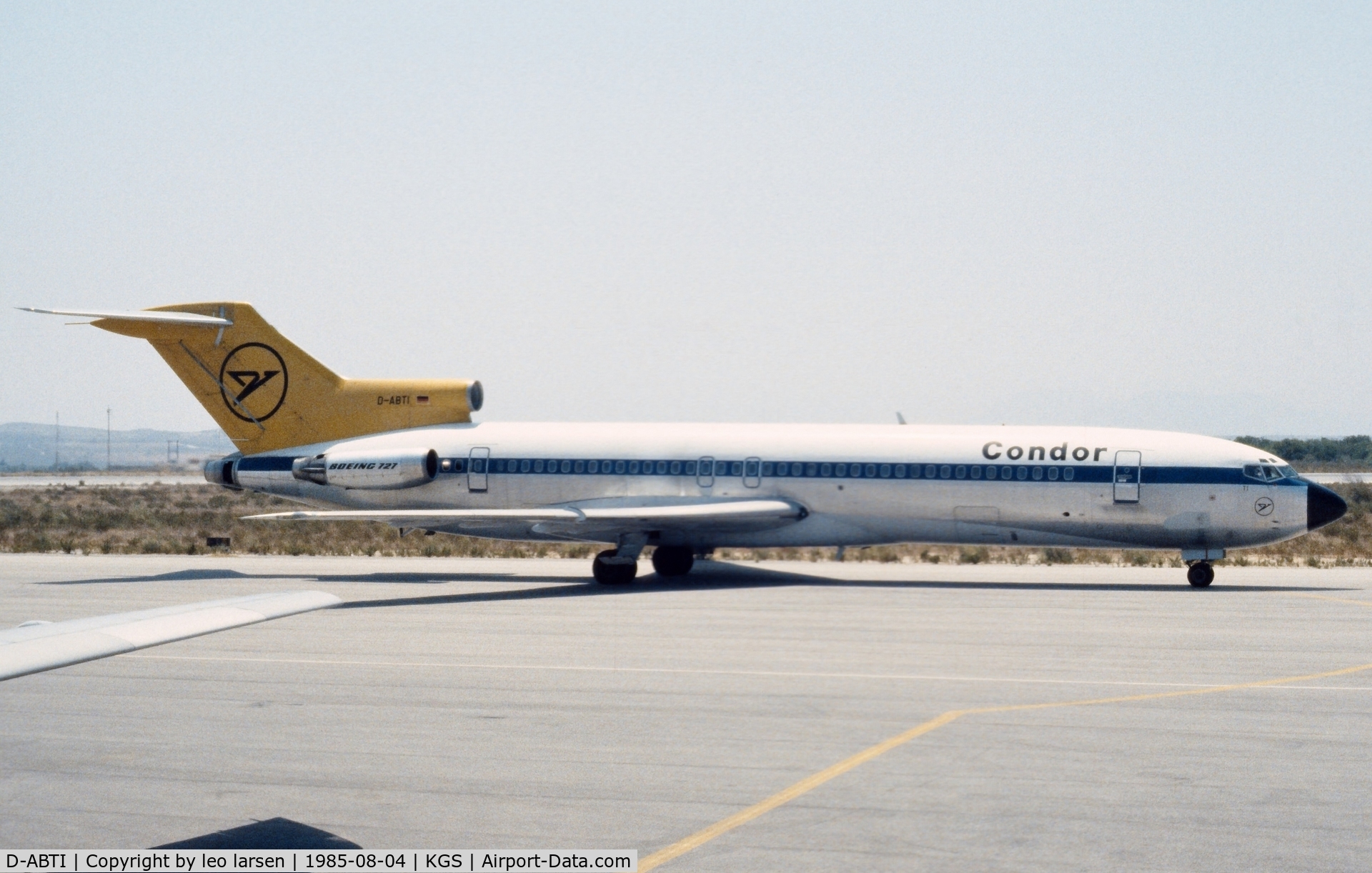 D-ABTI, 1974 Boeing 727-230 C/N 20790, Kos 4.8.195