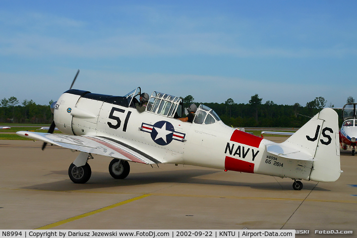 N8994, 1943 Noorduyn AT-16 Harvard II C/N 66-2814, North American Harvard Mk.II C/N 662814, N8994