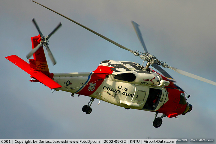 6001, Sikorsky HH-60J Jayhawk C/N 70.0622, HH-60J Jayhawk 6001  from   CGAS Elizabeth City, NC