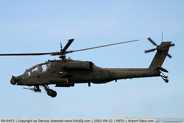 90-0453, 1990 McDonnell Douglas AH-64A Apache C/N PV780, AH-64A Apache 90-0453 from 1-130th AVN Bn Morrisville, NC