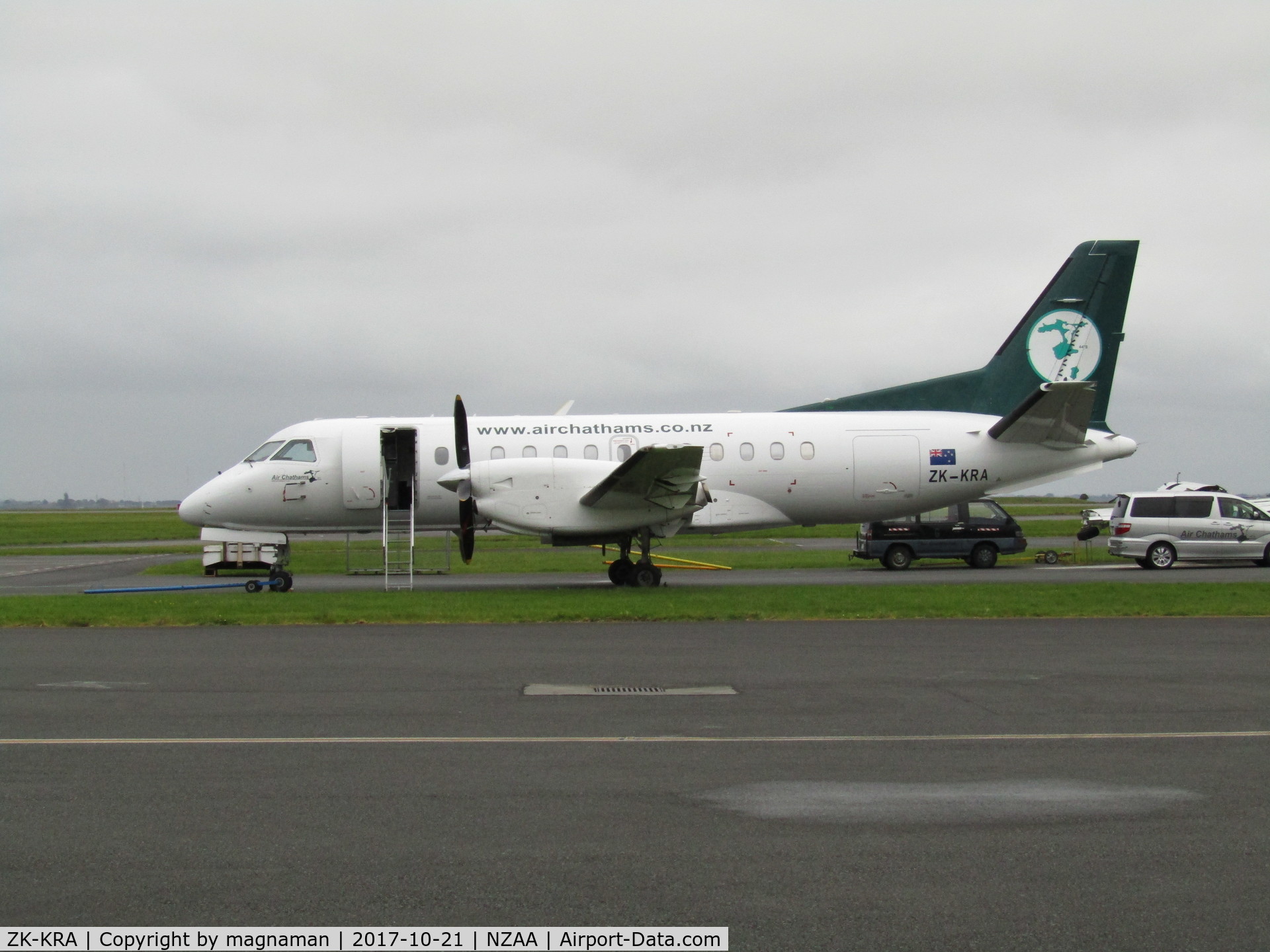 ZK-KRA, 1986 Saab SF340A C/N 340A-065, think the only SF340A flying in NZ today.