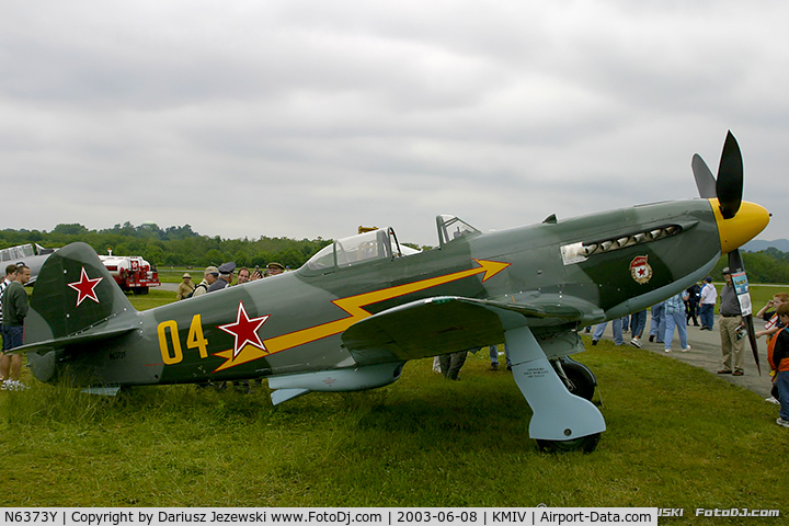 N6373Y, 1997 Yakovlev Yak-9U-M C/N 0470404, Yakovlev Yak-9U-M  C/N 0470404 - Sean Caroll, N6373Y