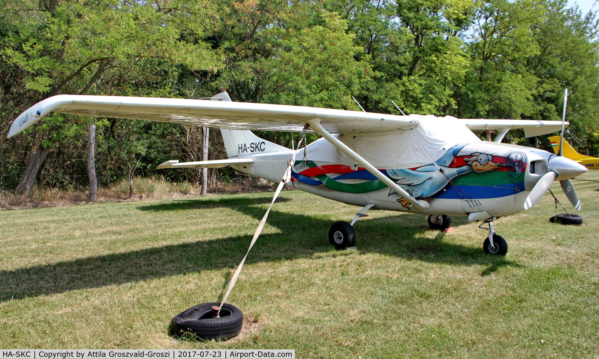 HA-SKC, Cessna P206E Super Skylane C/N P206-00618, Siófok-Papkutapuszta Airfield, Hungary