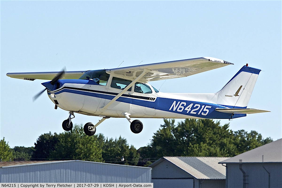 N64215, 1975 Cessna 172M C/N 17265095, At 2017 EAA AirVenture at Oshkosh