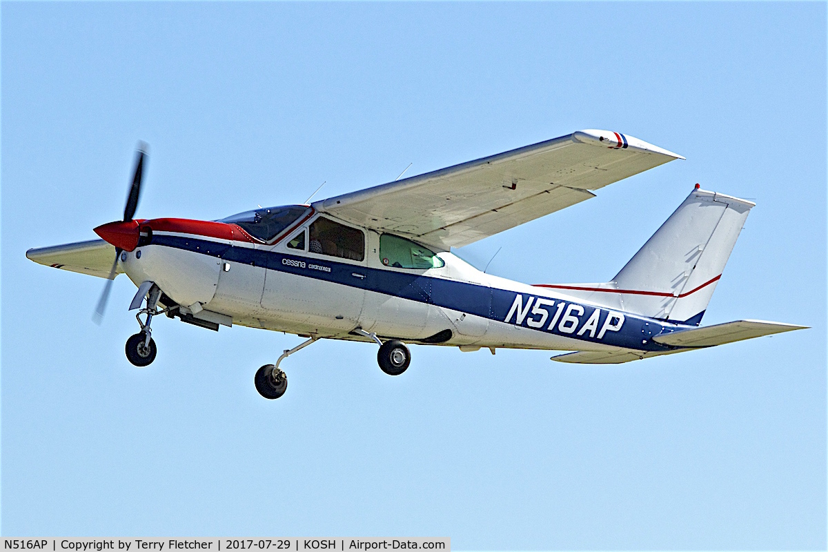 N516AP, 1977 Cessna 177RG Cardinal C/N 177-RG-1259, At 2017 EAA AirVenture at Oshkosh