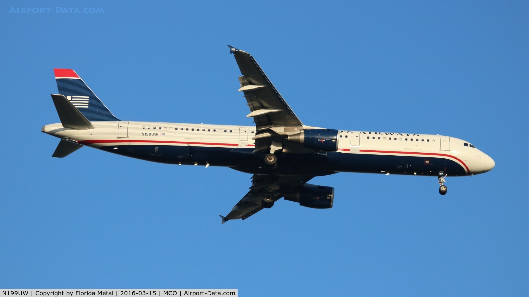 N199UW, 2013 Airbus A321-211 C/N 5457, USAirways