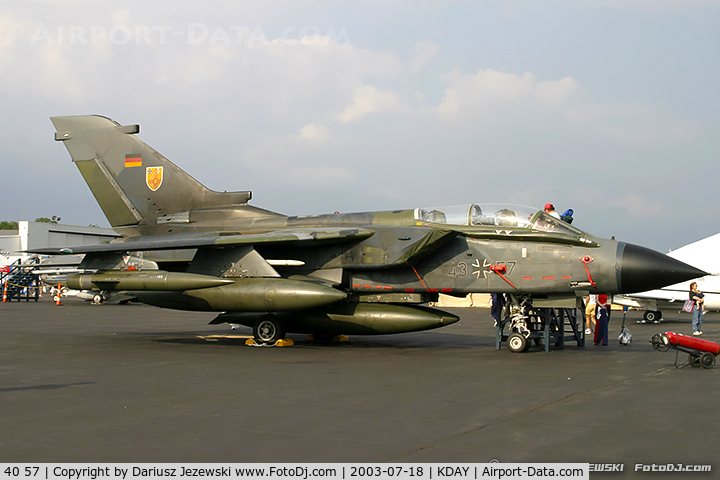 40 57, 1980 Dassault-Dornier Alpha Jet A C/N 0057, GAF Panavia Tornado IDS 151/GS030/4057 from JBG 31 