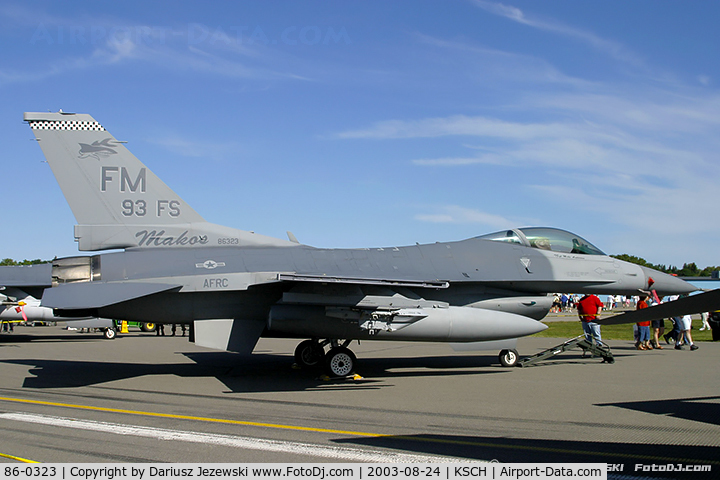 86-0323, 1986 Lockheed F-16C Fighting Falcon C/N 5C-429, F-16C Fighting Falcon 86-0323 FM from 482nd FS 