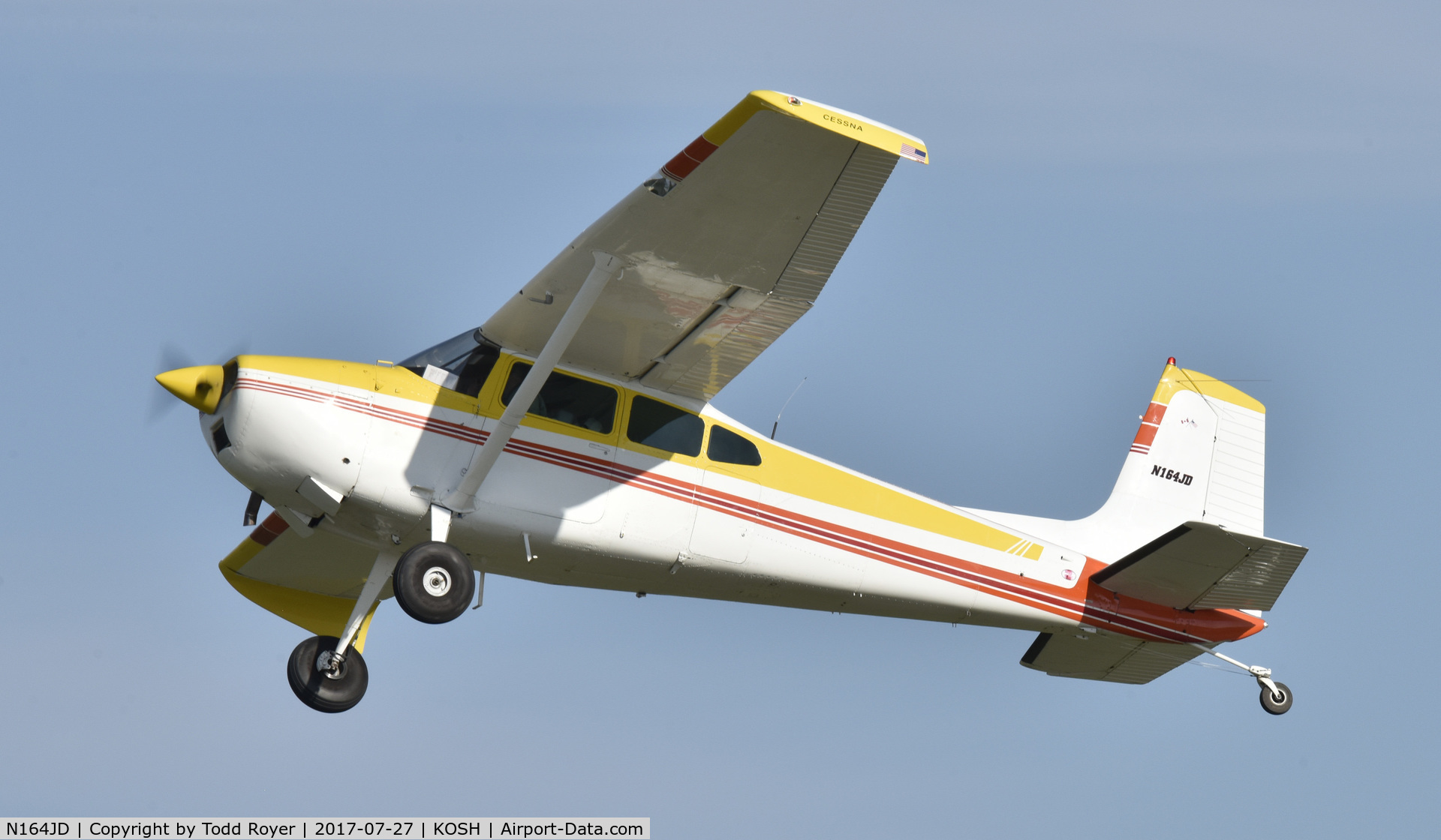 N164JD, 1967 Cessna 180H Skywagon C/N 18051816, Airventure 2017