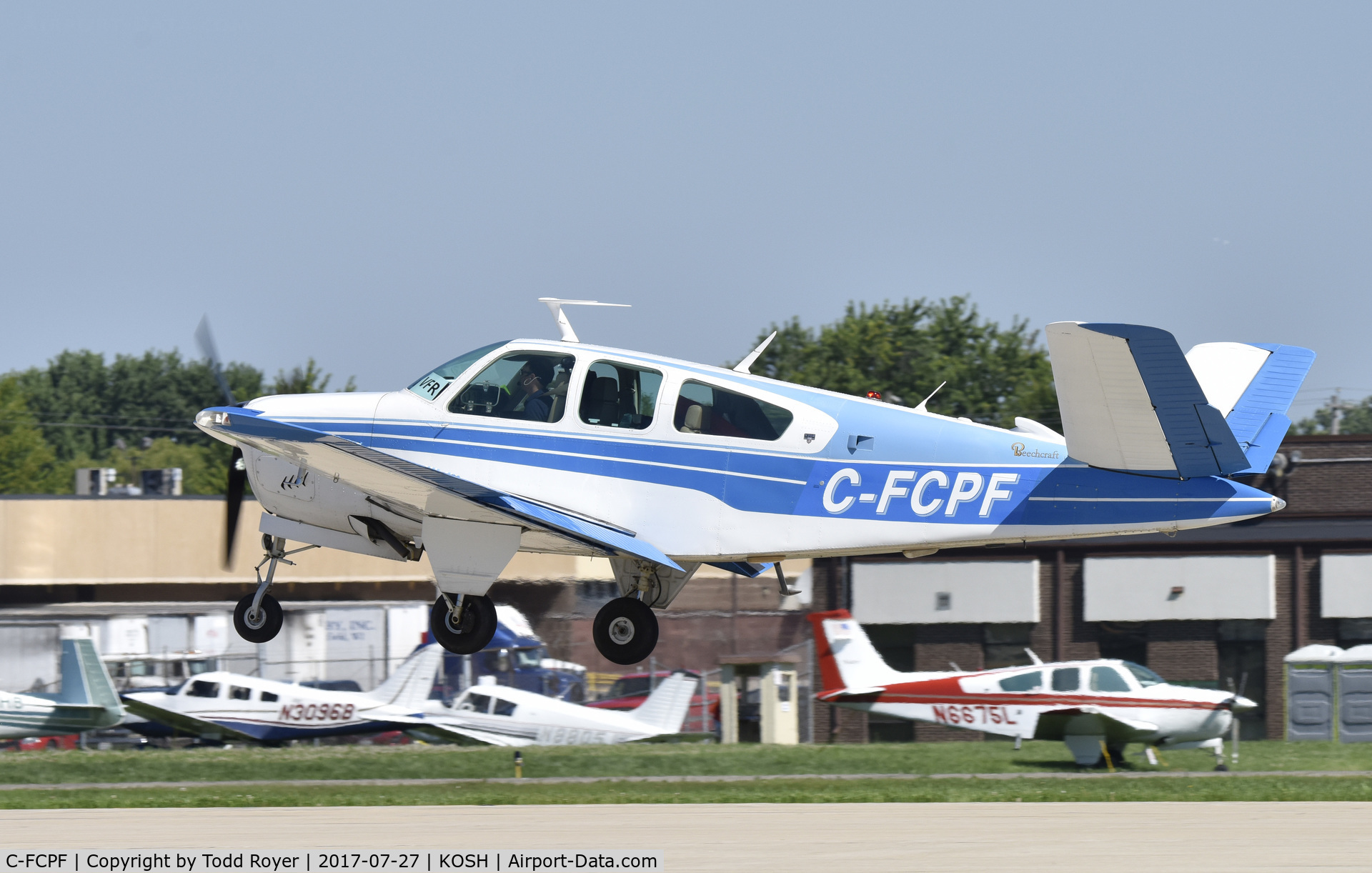 C-FCPF, 1977 Beech V35B Bonanza C/N D-10022, Airventure 2017