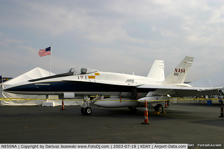 N850NA, McDonnell Douglas F/A-18A Hornet C/N 161703, NASA F/A-18A Hornet 850 161703, N850NA