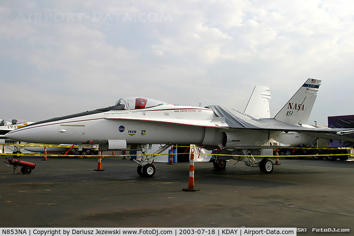 N853NA, McDonnell Douglas F/A-18A Hornet C/N 161744, NASA F/A-18A Hornet 853 161250, N853NA