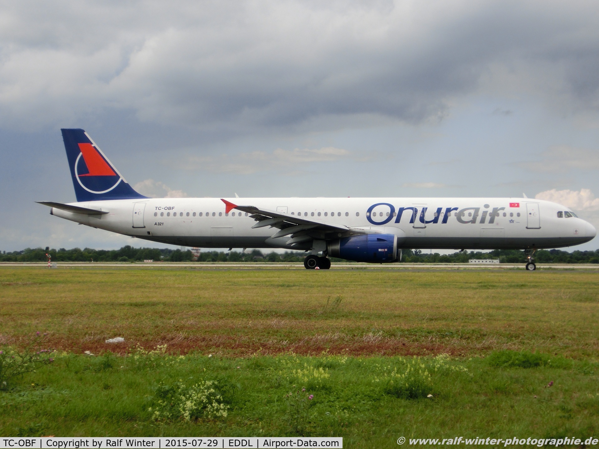 TC-OBF, 1999 Airbus A321-131 C/N 963, Airbus A321-231 - 8Q OHY Onur Air - 963 - TC-OBF - 29.07.2015 - DUS