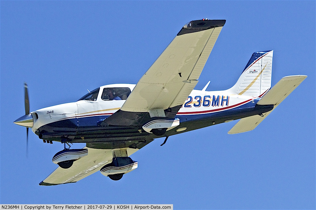N236MH, 1981 Piper PA-28-236 Dakota C/N 28-8211009, at 2017 EAA AirVenture at Oshkosh