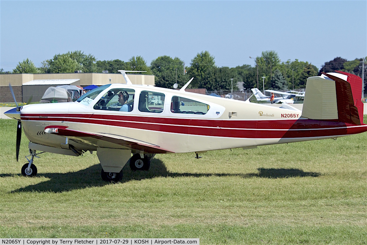 N2065Y, 1979 Beech V35B Bonanza C/N D-10211, at 2017 EAA AirVenture at Oshkosh