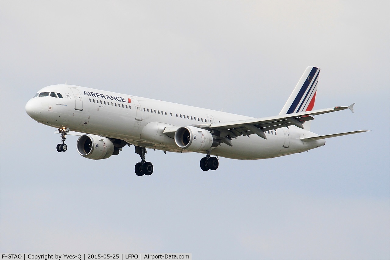 F-GTAO, 2007 Airbus A321-211 C/N 3098, Airbus A321-211, Short approach Rwy 26, Paris-Orly Airport (LFPO-ORY)