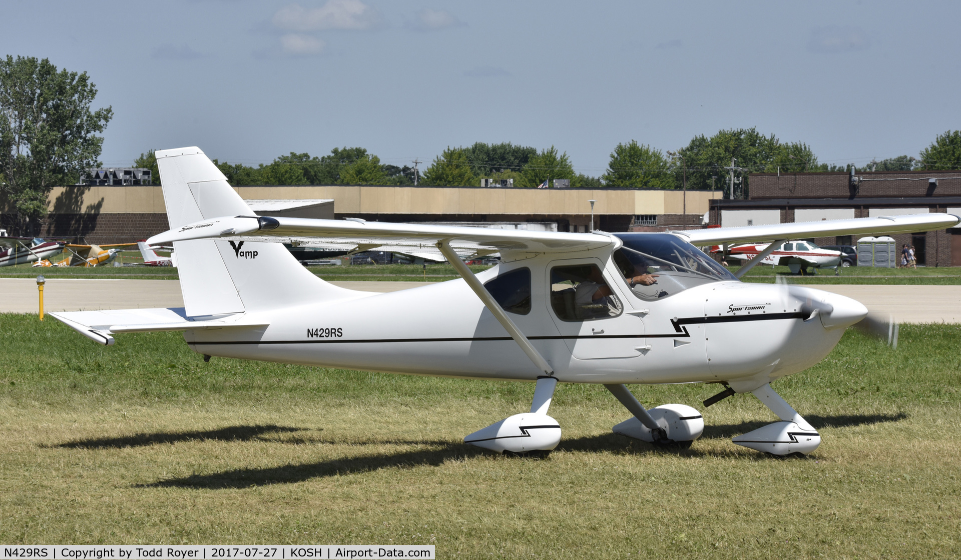 N429RS, 2016 Glasair GS-2 Sportsman C/N 7445, Airventure 2017