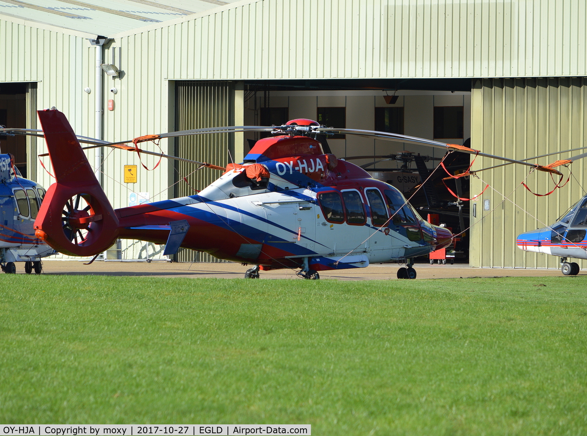 OY-HJA, 2009 Eurocopter EC-155B-1 C/N 6828, Eurocopter EC-155B-1 at Denham.