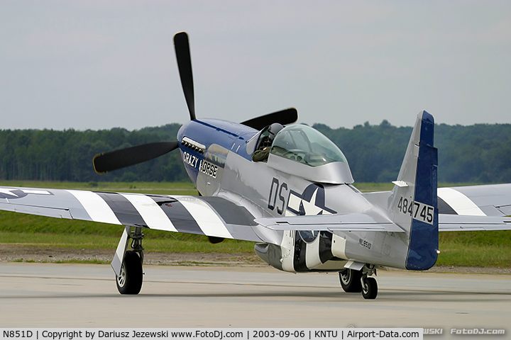 N851D, 1944 North American P-51D Mustang C/N 44-84745, North American P-51D Mustang 