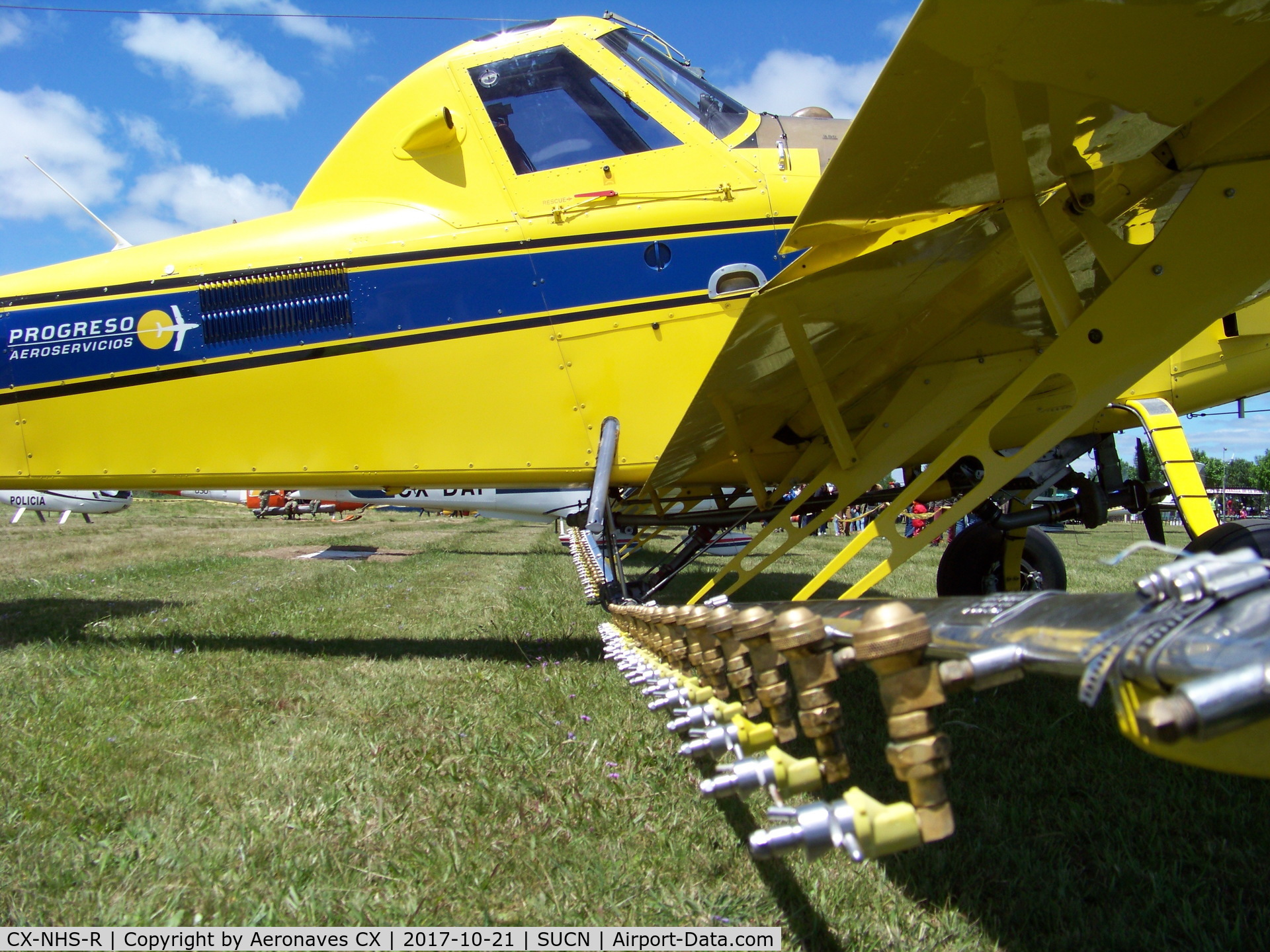 CX-NHS-R, Air Tractor Inc AT-402B C/N 402B-1231, En festival aéreo SUCN 2017