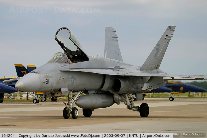 164204, McDonnell Douglas F/A-18C Hornet C/N 967/C197, F/A-18C Hornet 164204 AD-311 from VFA-106 
